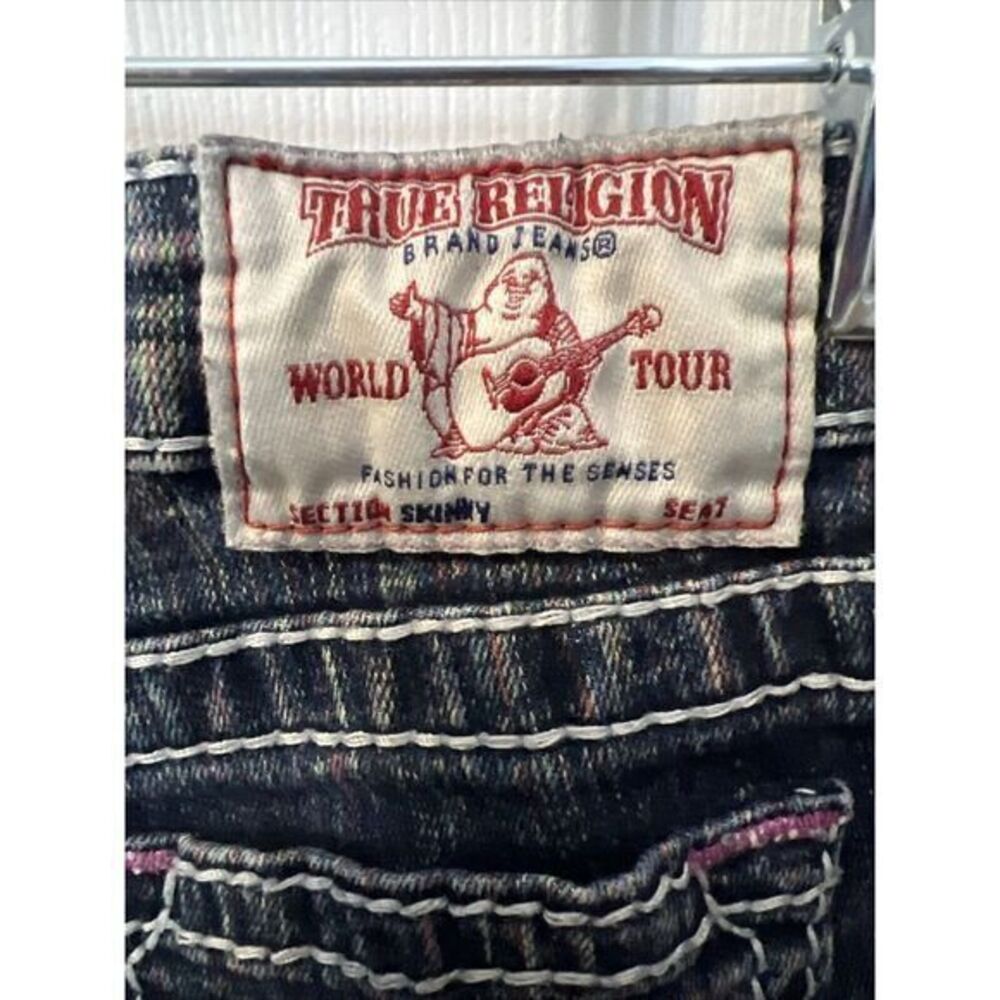 True Religion Sweet Lilac Skinny Jeans Girl's Size (14) Blue - Picture 2 of 10